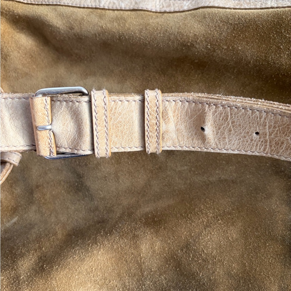 Balenciaga XL Courier Hobo Weekender Bag in Suede AUTHENTIC - Picture 15 of 16